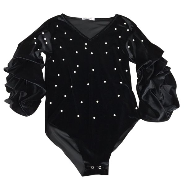 Bodysuit By Clothes Mentor In Black, Size: S Fashion