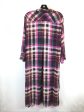 Dress Casual Maxi By Vince Camuto In Plaid Pattern, Size: L For Cheap