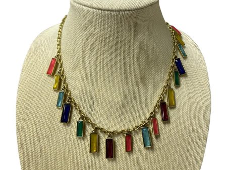 Necklace Statement By Logo In Gold Cheap