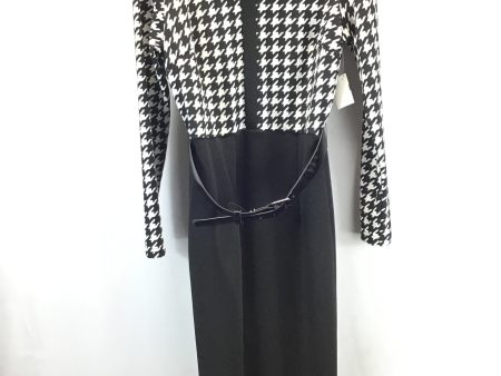 Dress Casual Maxi By Shein In Black & White, Size: 10 Online now