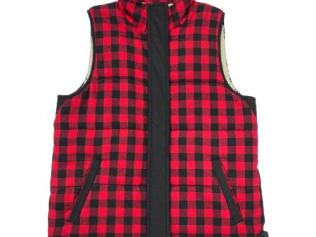 Vest Other By Madewell In Black & Red, Size: M Cheap