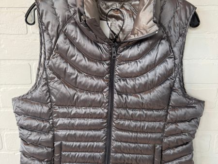 Vest Puffer & Quilted By Bernardo In Grey, Size: Lp Cheap