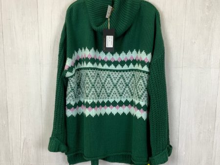 Sweater By 143 Story In Green, Size: 2x Supply