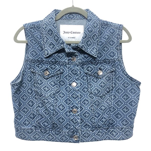 Vest Other By Juicy Couture In Blue Denim, Size:L Hot on Sale