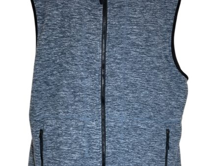 Vest Fleece By Clothes Mentor In Blue, Size: Xl Online now