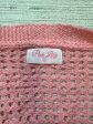 Cardigan By Pink Lily In Pink, Size: Xl For Sale