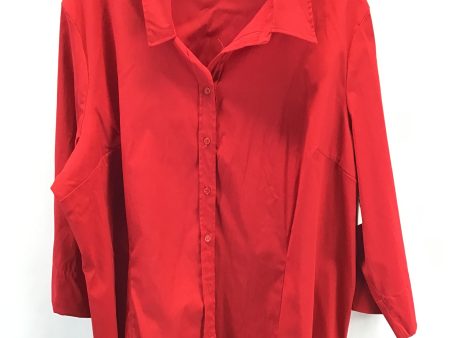 Top 2pc 3 4 Sleeve By Apt 9 In Red, Size: 3x on Sale