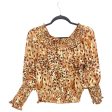 Top Long Sleeve By Clothes Mentor In Animal Print, Size: S on Sale