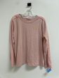 Athletic Top Long Sleeve Collar By Champion In Pink, Size: L Fashion