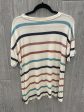 Top Short Sleeve By Maurices In Striped Pattern, Size: L For Discount