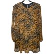 Tunic Long Sleeve By Zara In Animal Print, Size: S Fashion