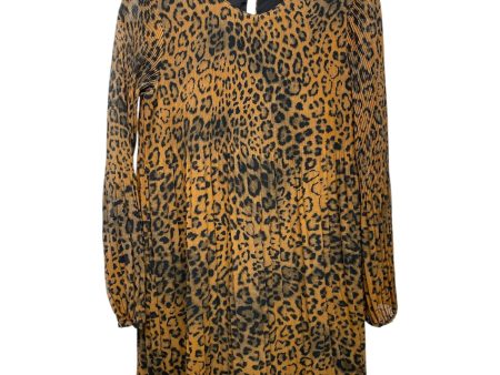 Tunic Long Sleeve By Zara In Animal Print, Size: S Fashion