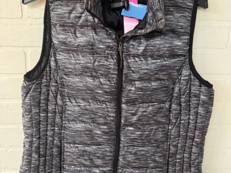 Vest Puffer & Quilted By 32 Degrees In Black & Grey, Size: L Fashion