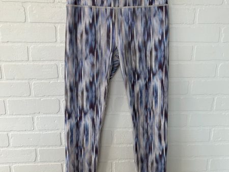 Athletic Leggings By Athleta In Blue & Brown, Size: 8 on Sale