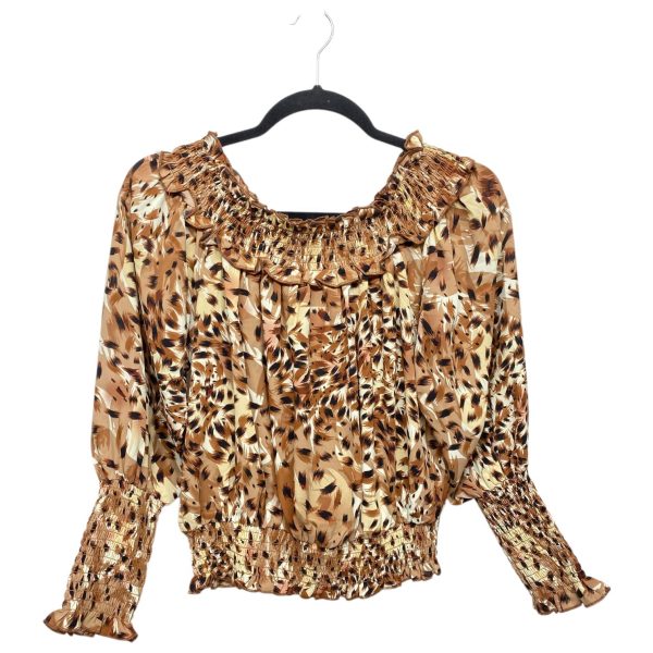 Top Long Sleeve By Clothes Mentor In Animal Print, Size: S on Sale