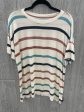 Top Short Sleeve By Maurices In Striped Pattern, Size: L For Discount