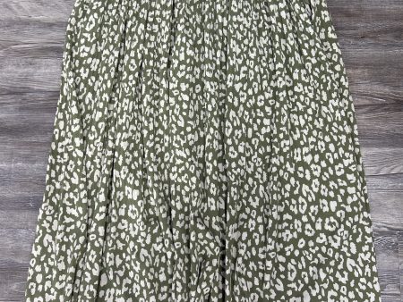 Skirt Maxi By Exlura In Green & White, Size: Xxl For Sale