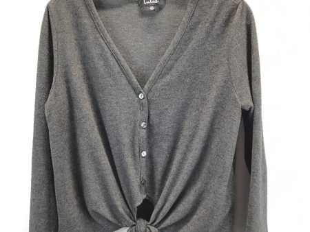 Top Long Sleeve By Lulus In Grey, Size: Xs Hot on Sale