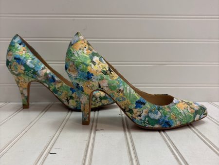 Shoes Heels Stiletto By Lands End In Floral Print, Size: 7 Online Sale