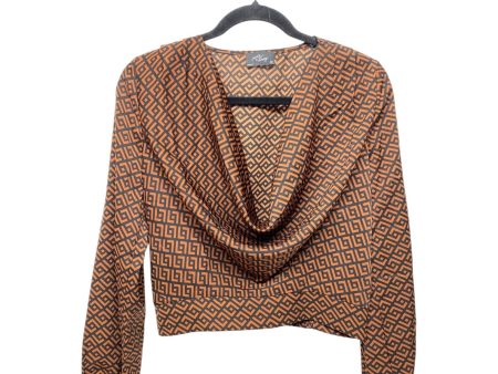 Top Long Sleeve By Clothes Mentor In Black & Brown, Size: S Online