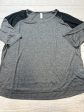 Athletic Top Long Sleeve Collar By Marika In Grey, Size: 3x Discount