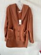 Sweater Cardigan By Knox Rose In Orange, Size: L Online Sale