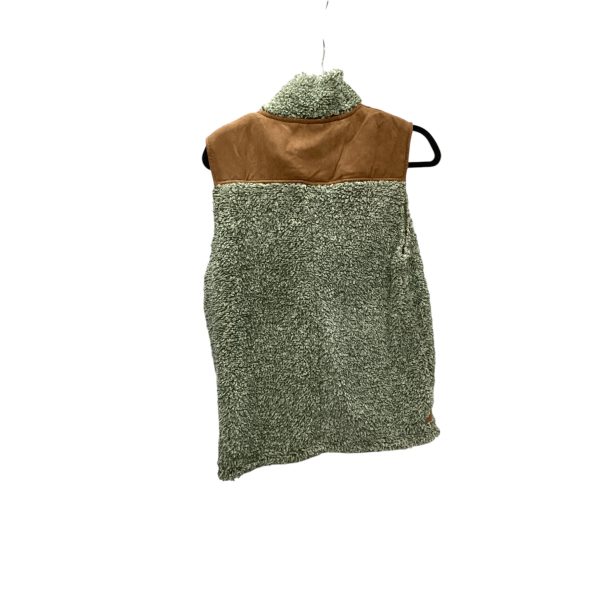 Vest Faux Fur & Sherpa By Clothes Mentor In Green, Size: Xs Online