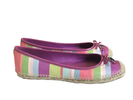 Multi-colored Shoes Flats By Coach, Size: 7.5 Sale