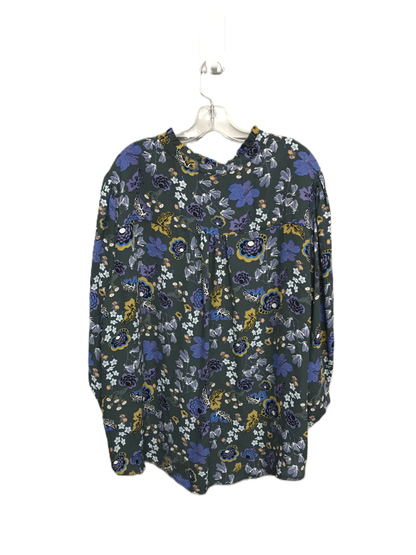 Floral Print Top Long Sleeve By Carolina Belle, Size: 3x Supply