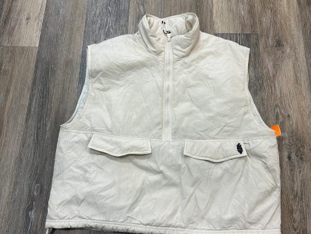 Vest Puffer & Quilted By Free People In White, Size: L Sale