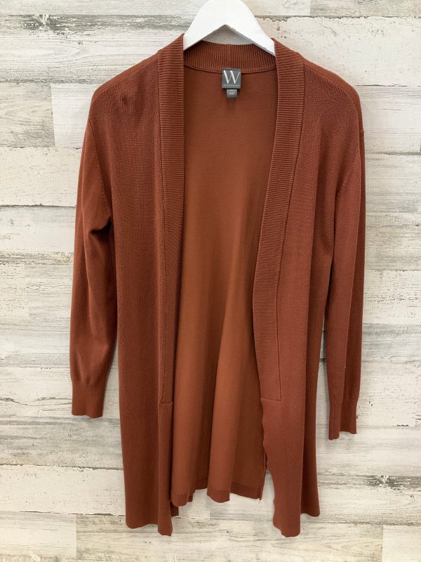 Sweater Cardigan By Worthington In Orange, Size: Sp Hot on Sale