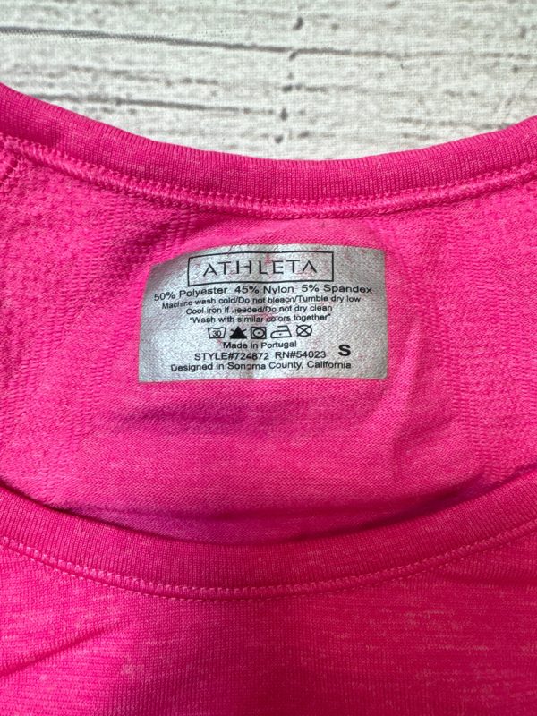 Athletic Top Long Sleeve Crewneck By Athleta In Pink, Size: S Online