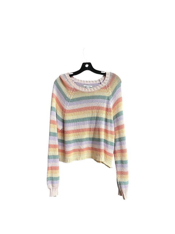 Sweater By American Eagle In Rainbow Print, Size: M on Sale