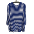 Striped Pattern Top Long Sleeve By Chicos, Size: Xl Sale