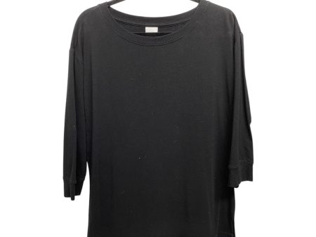 Top 3 4 Sleeve By Chicos In Black, Size: L on Sale