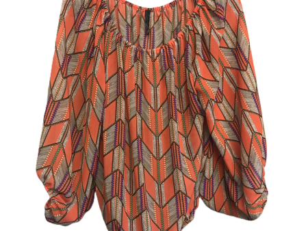 Multi-colored Top Long Sleeve By Ariella, Size: L Online Hot Sale