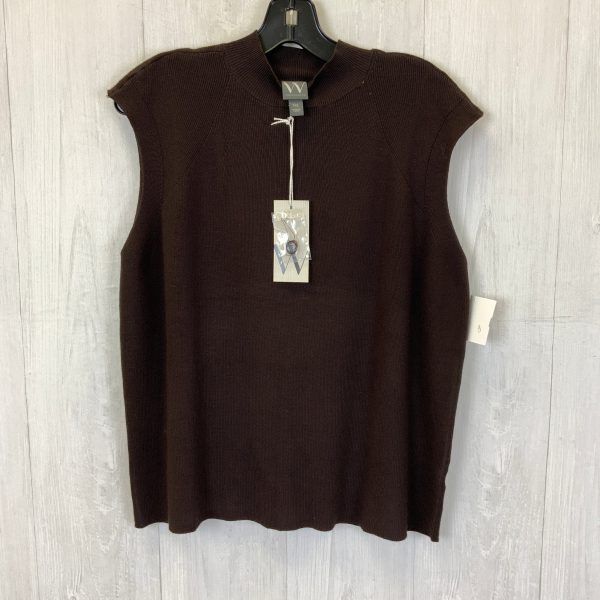 Vest Sweater By Worthington In Brown, Size: 2x Online now