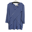 Striped Pattern Top Long Sleeve By Chicos, Size: Xl Sale