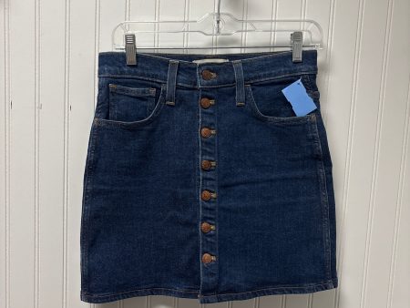 Skirt Mini & Short By Madewell In Blue Denim, Size: 2 For Sale