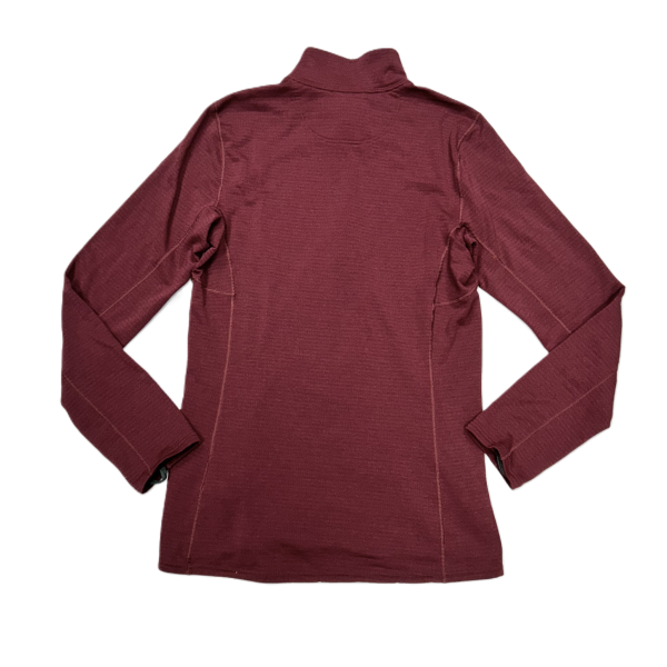 Athletic Top Long Sleeve Collar By Patagonia In Maroon, Size: S For Discount