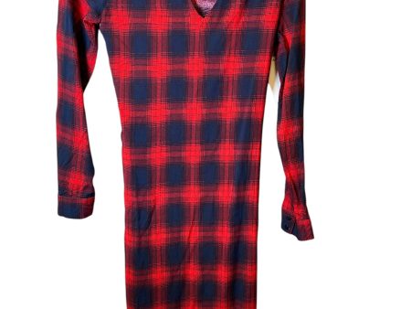 Tunic Long Sleeve By English Factory In Plaid Pattern, Size: S Online now