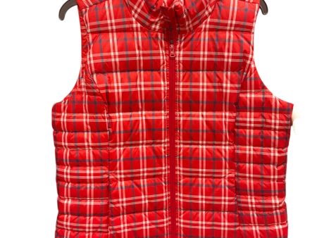 Vest Puffer & Quilted By Lands End In Plaid, Size: 0 For Discount