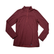 Athletic Top Long Sleeve Collar By Patagonia In Maroon, Size: S For Discount