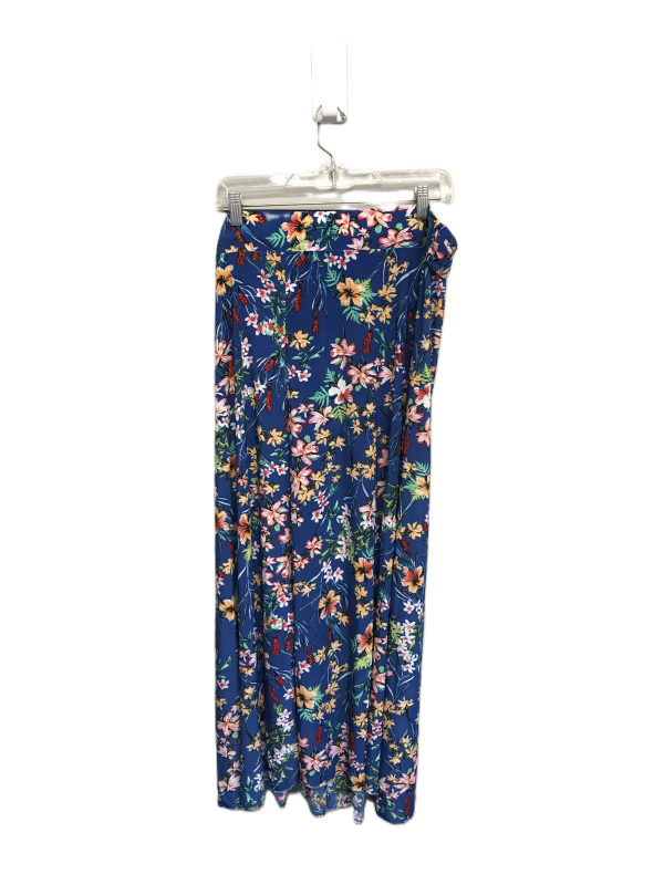 Floral Print Skirt Maxi By Emily Stacy Size: 3x For Discount