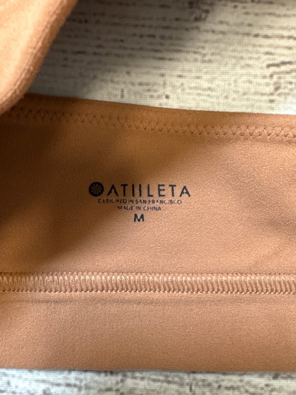 Athletic Bra By Athleta In Orange, Size: M on Sale