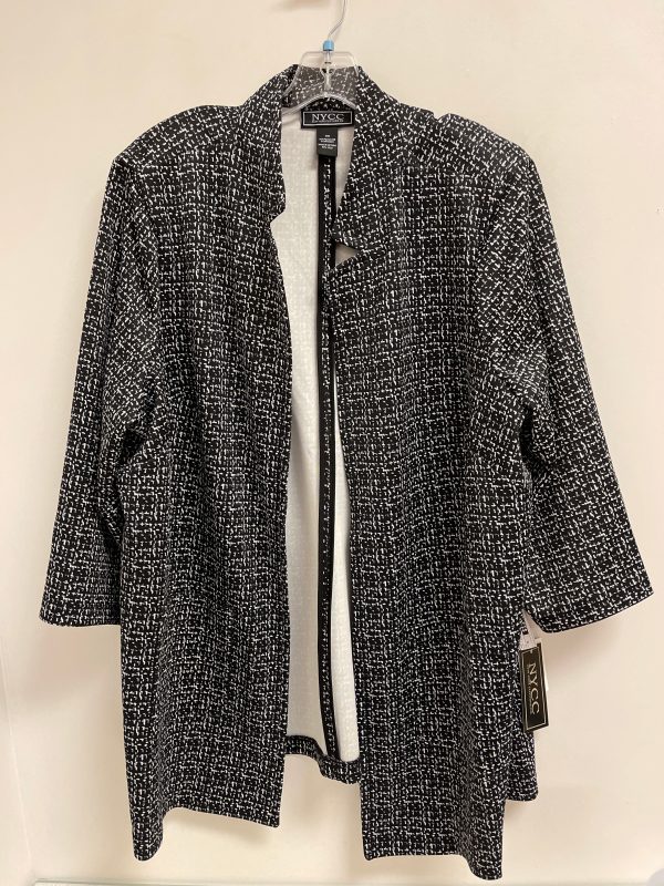 Cardigan By New York And Co In Black & White, Size: 3x Online Sale