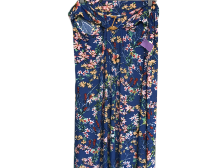 Floral Print Skirt Maxi By Emily Stacy Size: 3x For Discount