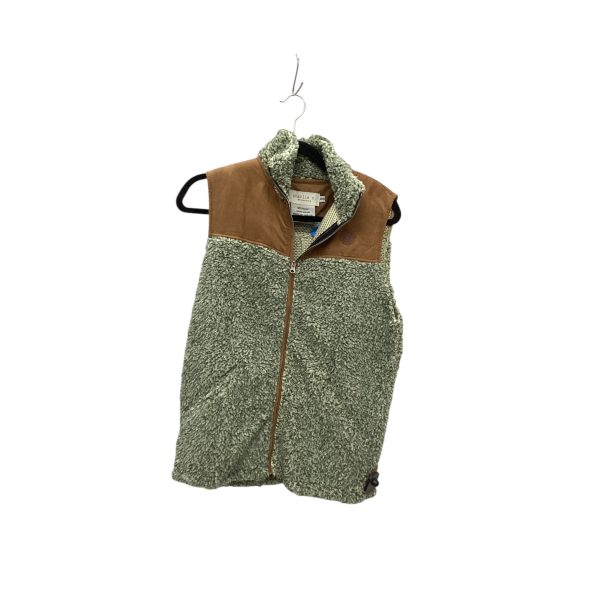 Vest Faux Fur & Sherpa By Clothes Mentor In Green, Size: Xs Online