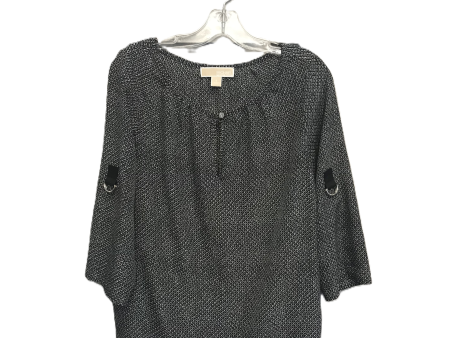 Black & White Top 3 4 Sleeve By Michael Kors, Size: S Hot on Sale