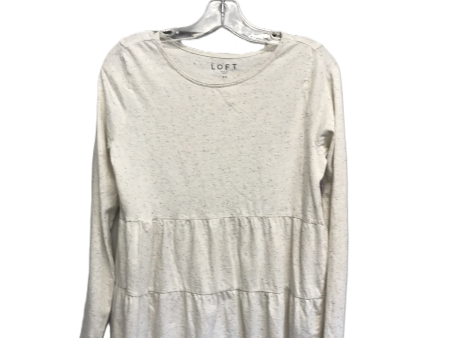 Cream Top Long Sleeve By Loft, Size: Xs Discount